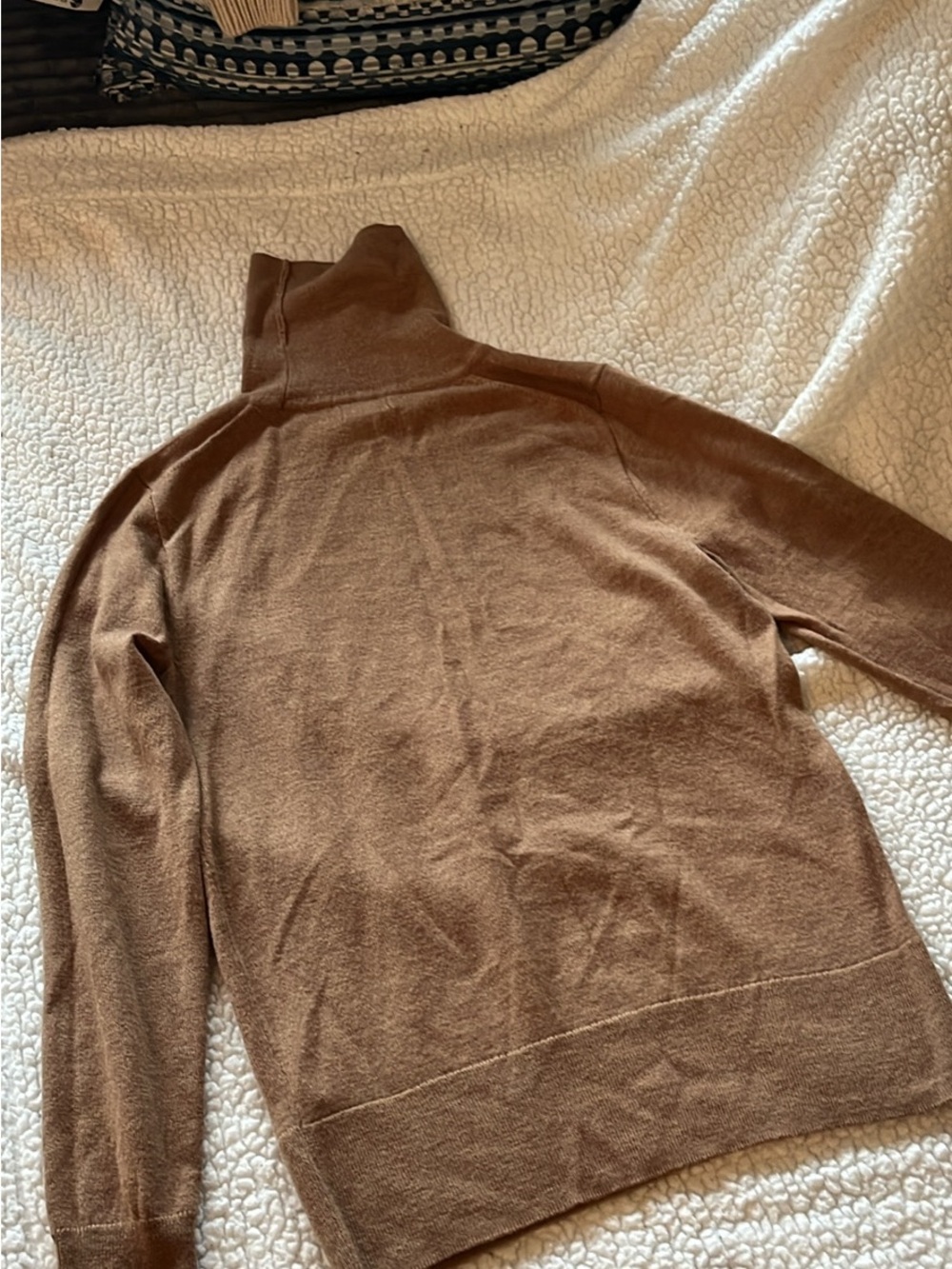 J. Crew Men's Crewneck Sweater in Camel